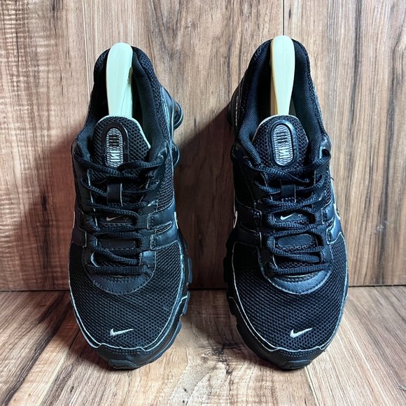 Nike Shox Turbo V+ Womens Running Shoes Black White Athletic 316874 002 Size 6.5 - Picture 3 of 6